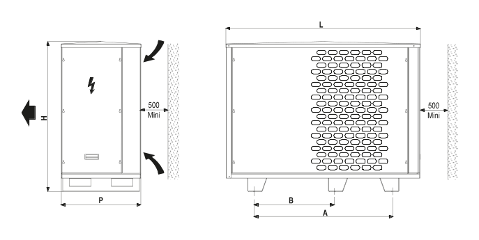 BRI MAXI Sc N34A/S dimension drawing