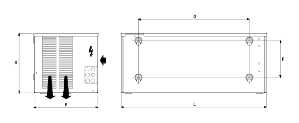 BRI MIF P 5A / MF4 dimension drawing