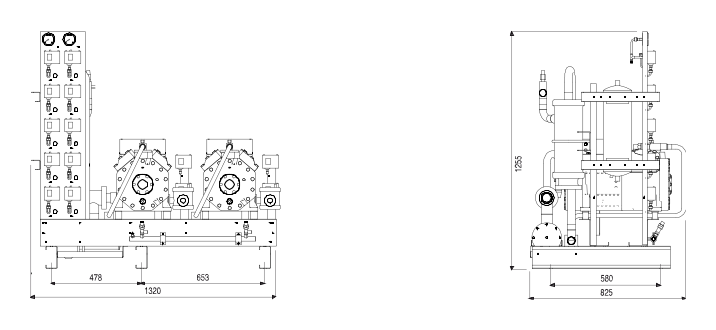 BRI COMPACT 2N/4NES-14Y dimension drawing