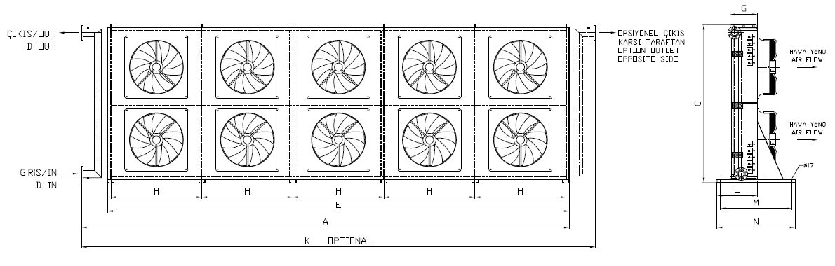 BC/BD-2X563BC5-B01 dimension drawing