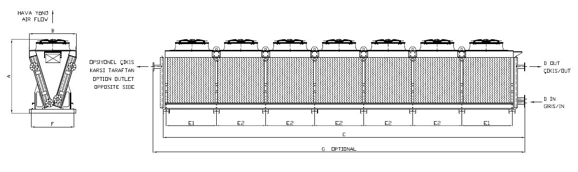 BE-780EB5-B01 dimension drawing