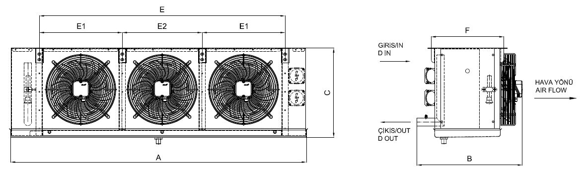 EB-320AB4-C05 dimension drawing