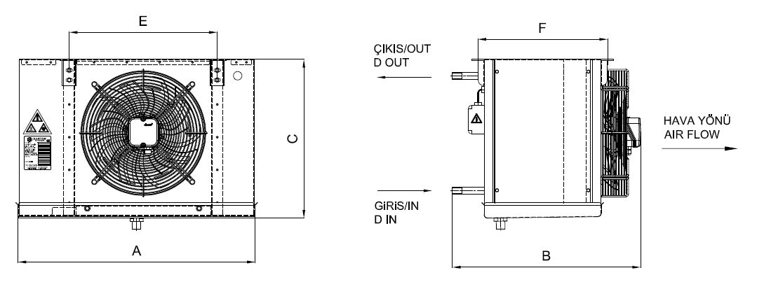 EB-G-125BA7-A05 dimension drawing