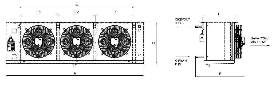 EB-G-320AB4-B05 dimension drawing