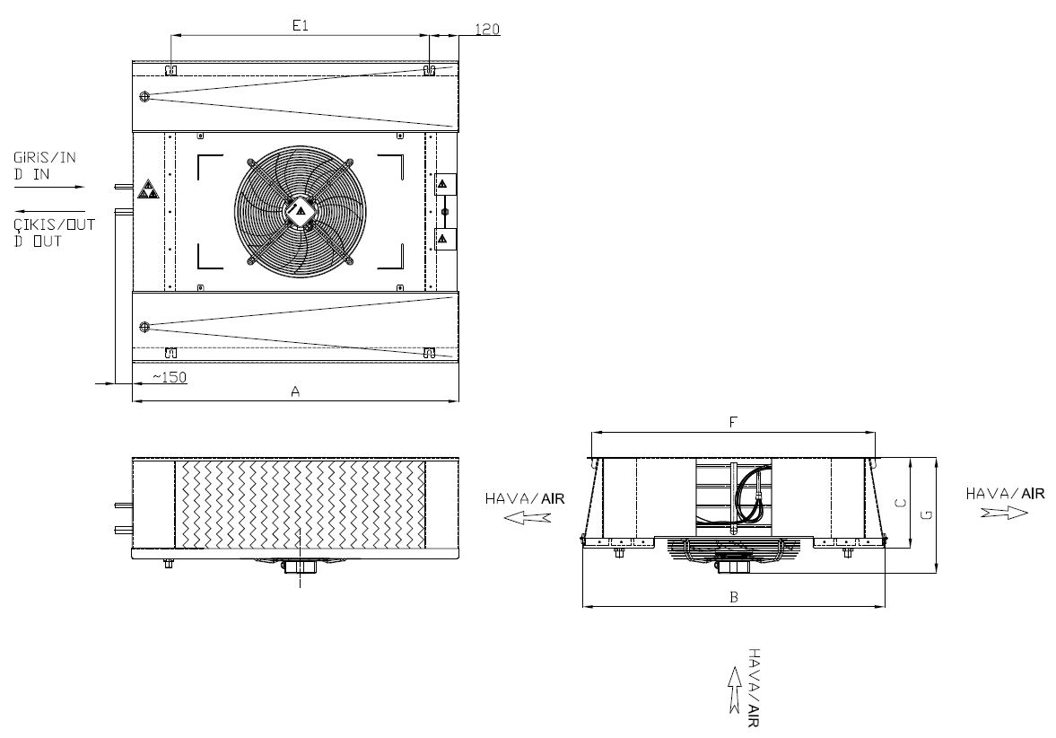 ED-145AC4-C23 dimension drawing