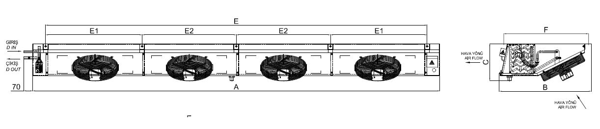 EG-430AB4-C21 dimension drawing