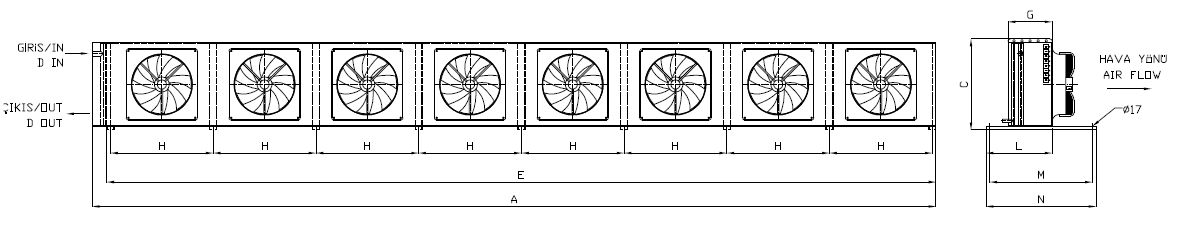 KA/KB-880AB1-B01 dimension drawing