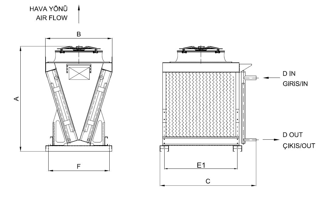 KC-163AA1-B01 dimension drawing