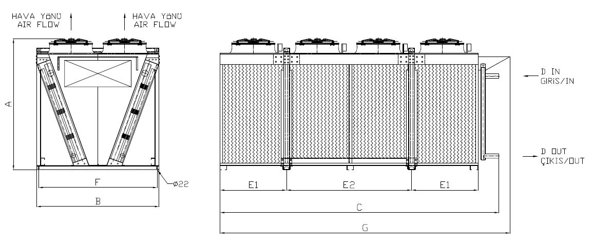 KC-2x480EB5-B01C dimension drawing