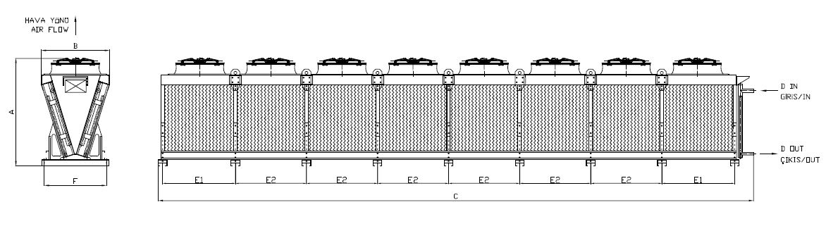 KC-880CC5-B01 dimension drawing