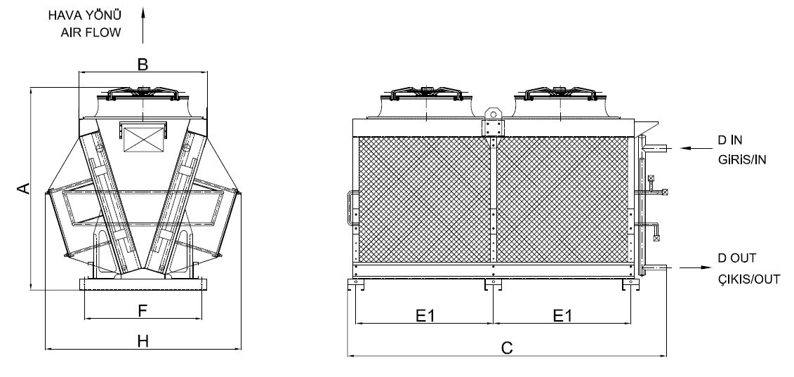 KC-M-280GC5-B01 dimension drawing
