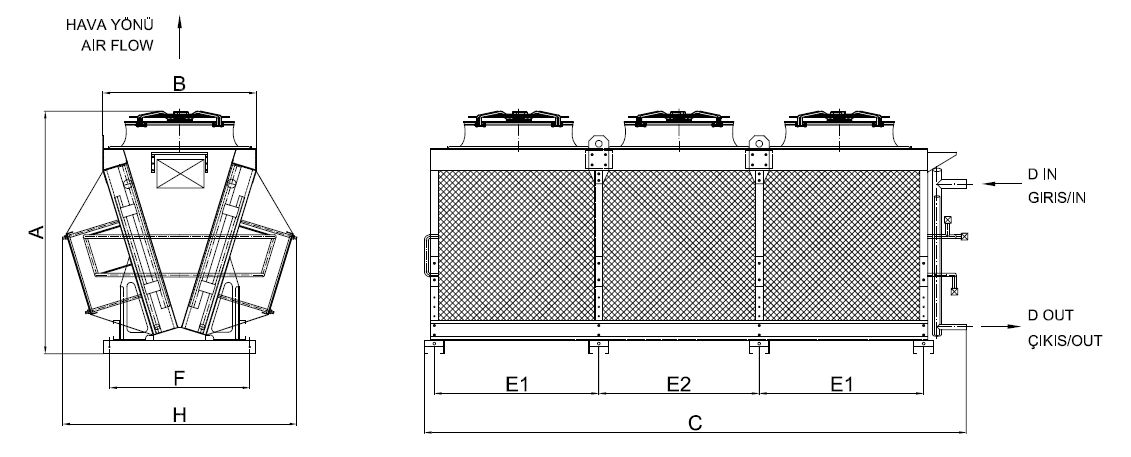 KC-M-350GB5-B03 dimension drawing