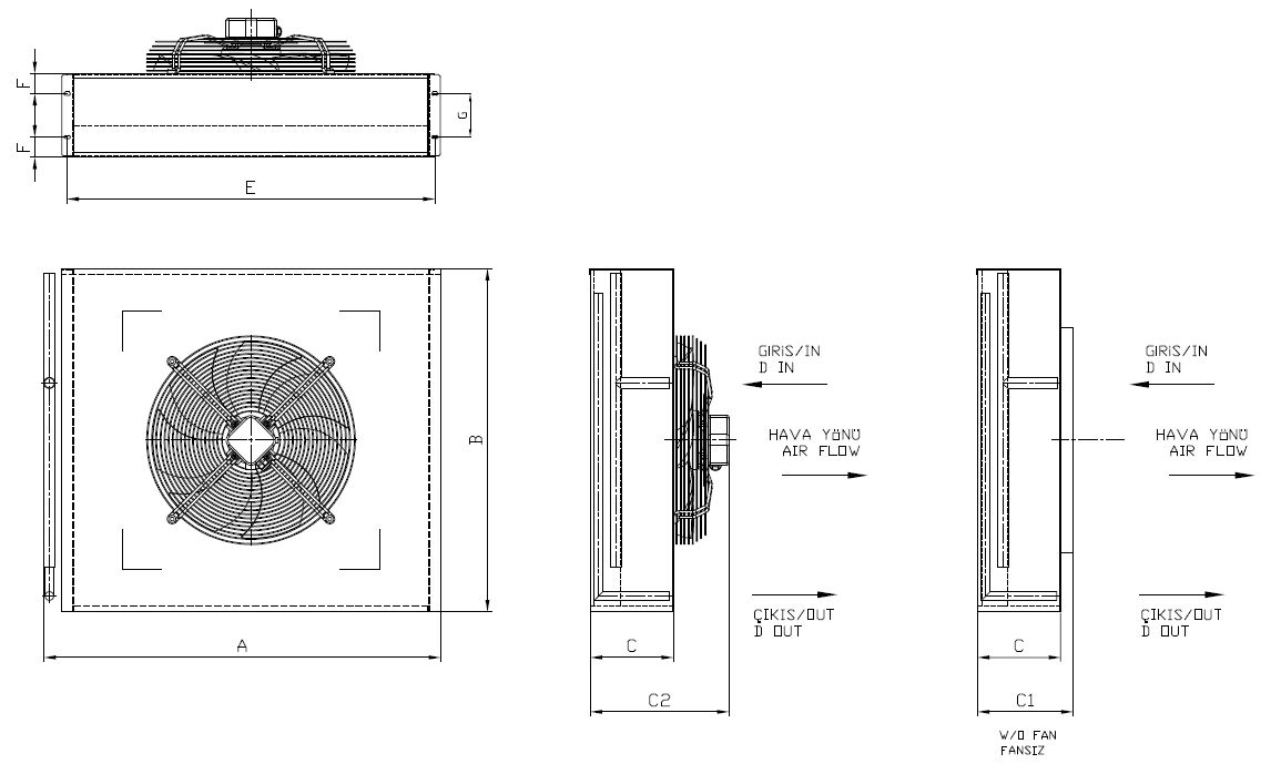 KT-117AB4-B03 dimension drawing