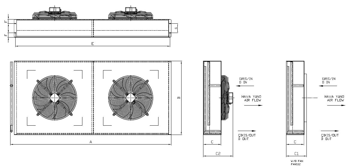 KT-217AB1-B03 dimension drawing